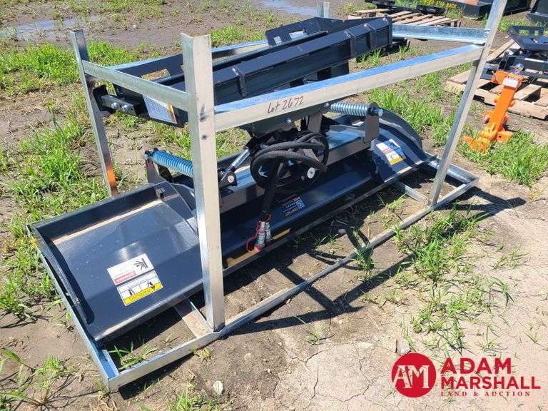 Unused Wolverine Angle Blade for Skid Steer, 84IN