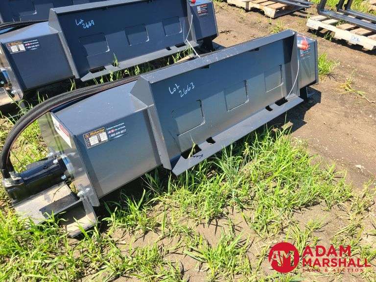 Unused Wolverine 72" Wide Tiller for Skid Steer
