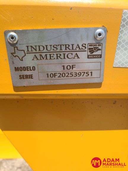 Unused 2025 Industrias America F10 Box Scraper - 10FT