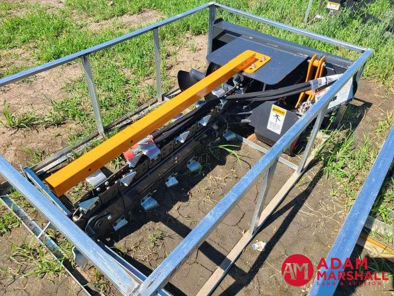 Unused Wolverine Trencher for Skid Steer, 8"x48"