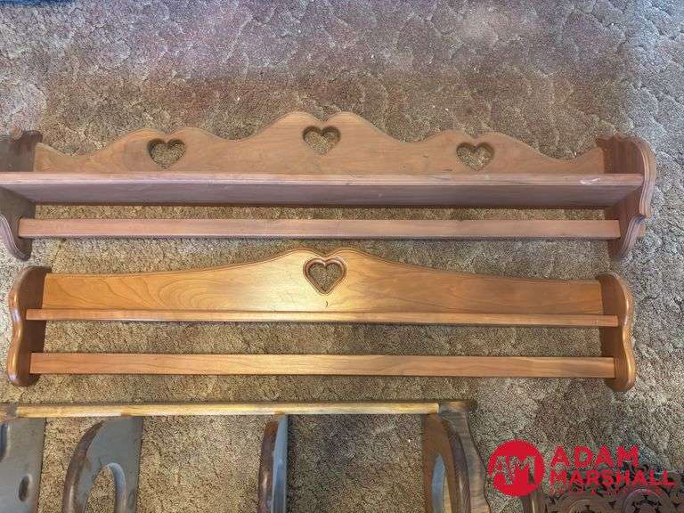 Misc. Wooden Shelves Bench