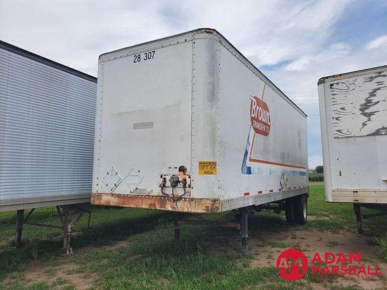 1986  Fruehauf  Van Trailer - 28FT