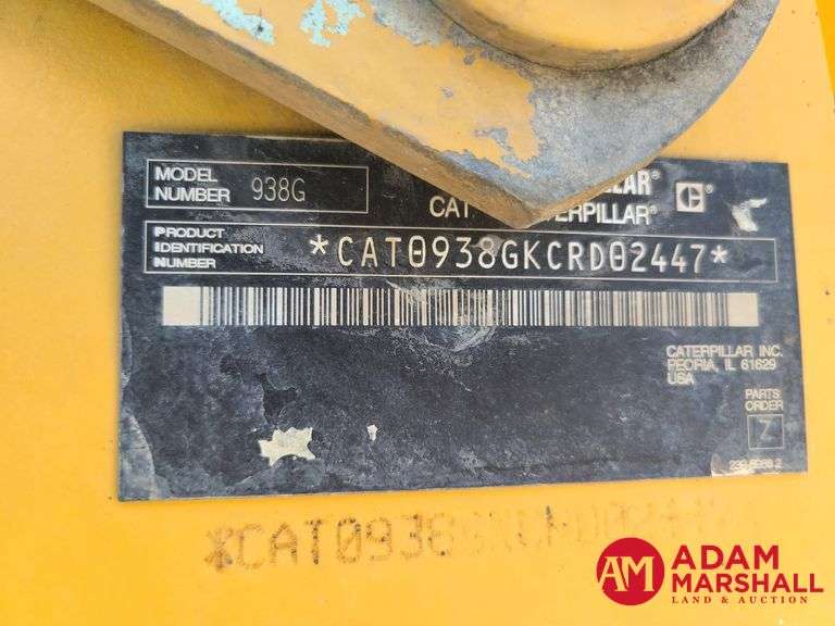 2008  Caterpillar  938G  Wheel Loader