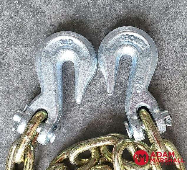 (5) Unused Greatbear 5/16" 20 Ft G70 Chains
