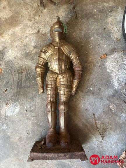 Cast Iron Knight & Cast Iron Decor