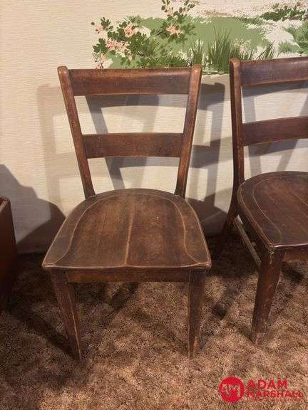 3 Wooden Chairs