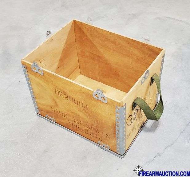 Wooden Reinforced Crate - 11½" W X 16" L X 11"H