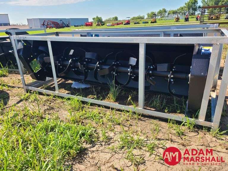 Unused 2024 Greatbear Rotary Tiller for Skid Steer - 72IN