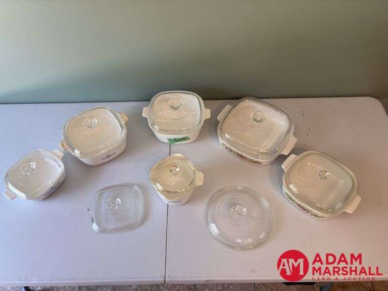 Corning Ware Baked Dishes with Lids