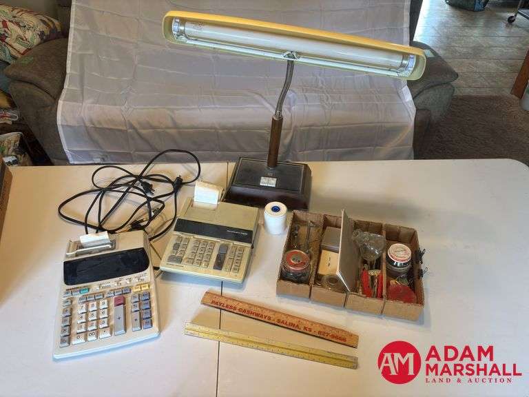Misc. Office Materials & Desk Lamp
