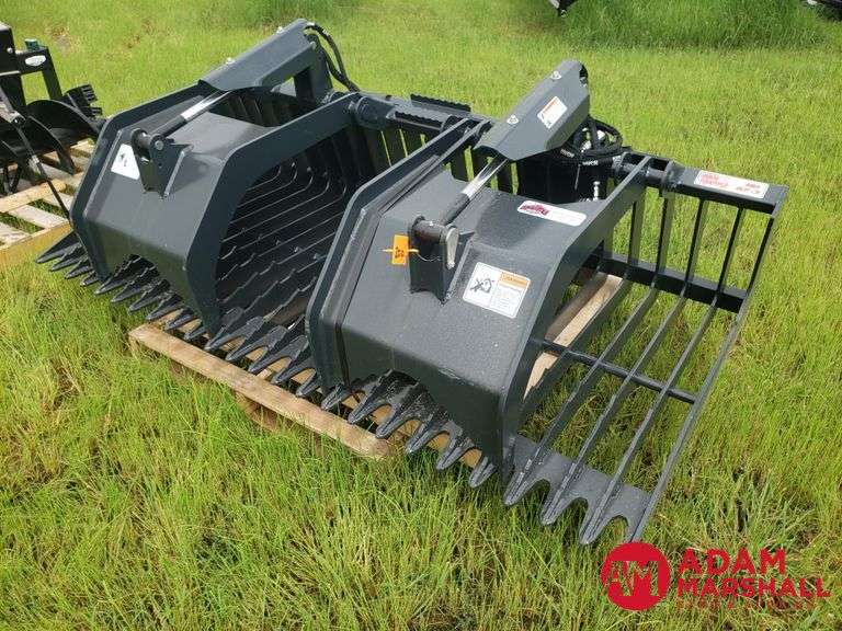 Unused 2025   Stout  HD 82-3  Rock Grapple Bucket for Skid Steer - 82"