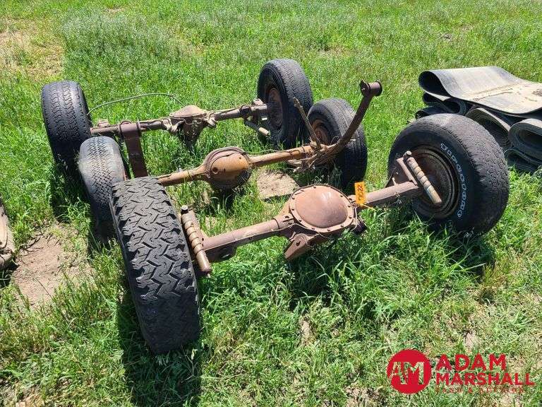 (3) Axels w/ Wheel & Tires
