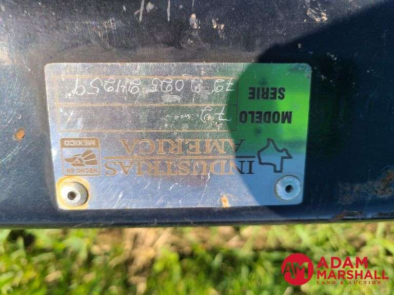 Unused Industrias America Bucket for Skid Steer - 72IN