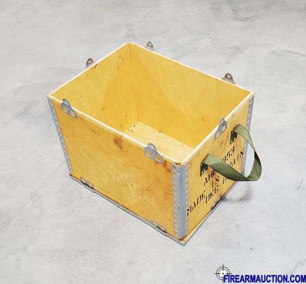 Wooden Reinforced Crate - 11½" W X 16" L X 11"H