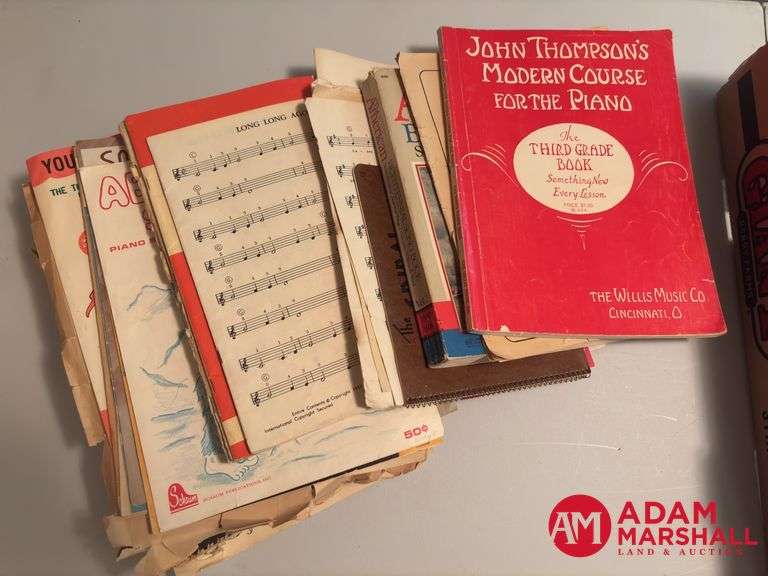 Cassettes, 8 Tracks & Sheet Music