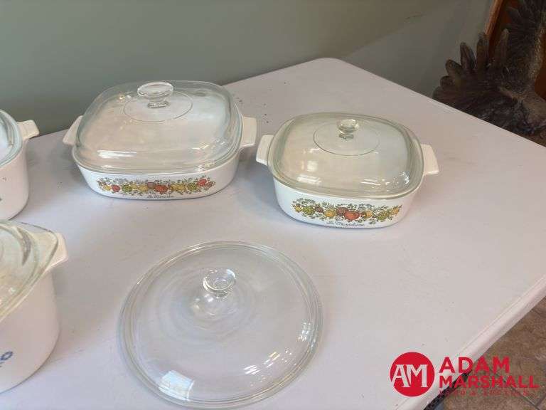 Corning Ware Baked Dishes with Lids