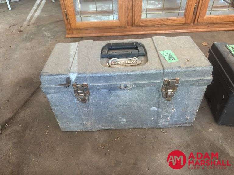 2 Plastic Tool Boxes & Contents