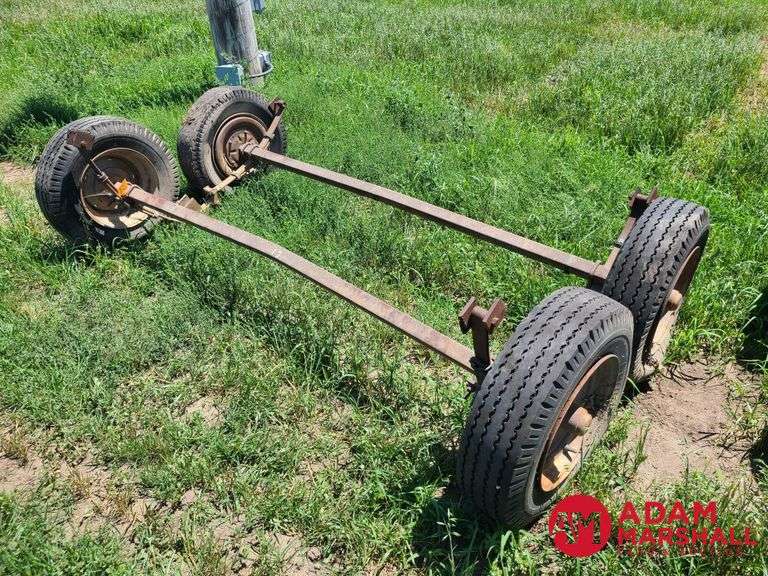 (2) Axels w/ Wheels & Tires