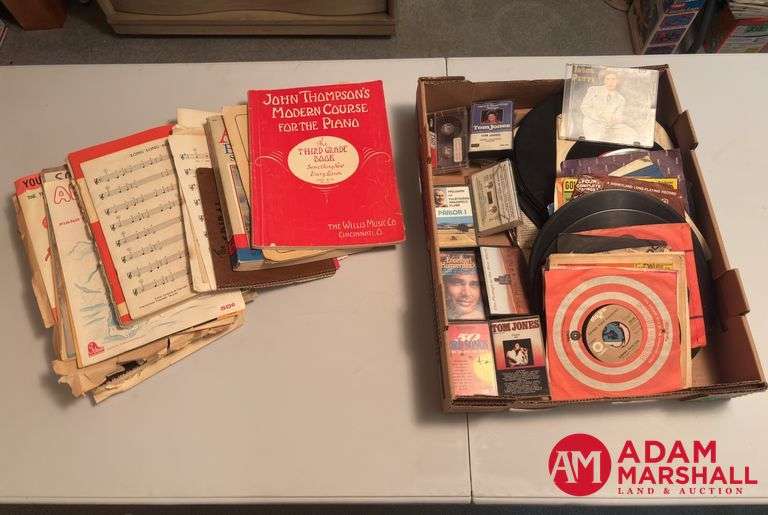 Cassettes, 8 Tracks & Sheet Music