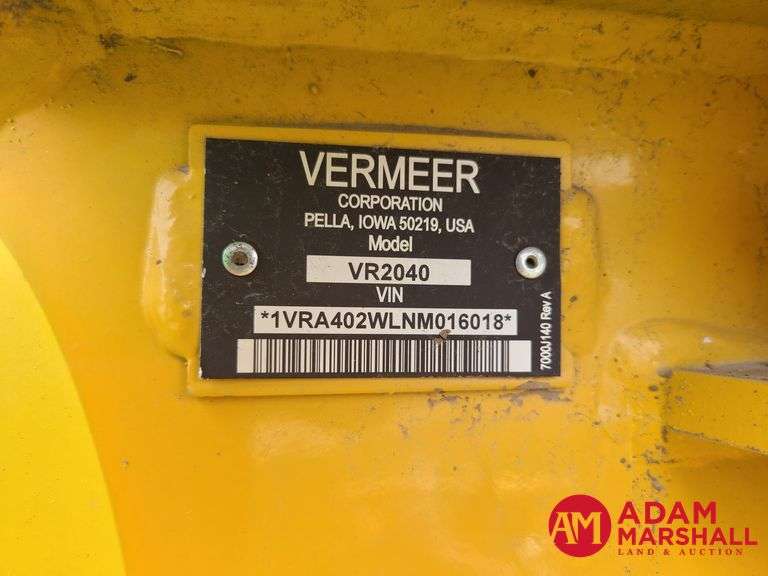 2021  Vermeer  VR2040  20-Wheel Rake - 40FT