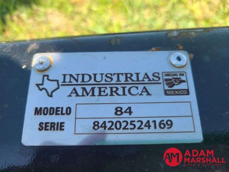 Unused Industrias America Bucket For Skid Steer - 84IN