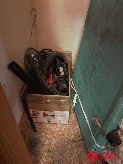 Misc. Cleaning Items, Vacuum, Ironing Board & More