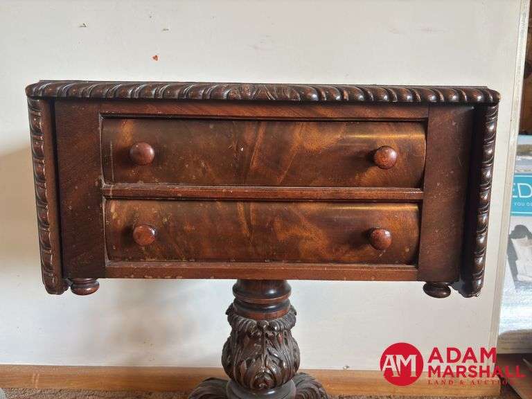 Antique Drop Leaf Side Table
