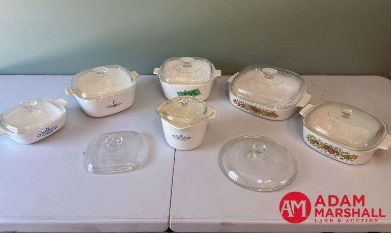 Corning Ware Baked Dishes with Lids