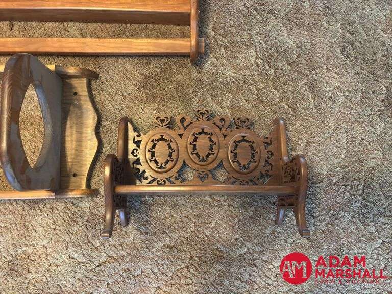 Misc. Wooden Shelves Bench
