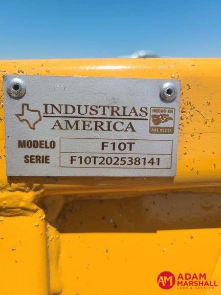 Unused 2025 Industrias America F10 Box Scraper - 10FT