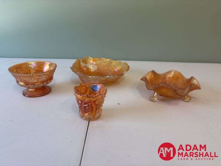 Carnival Glass (4 Piece)