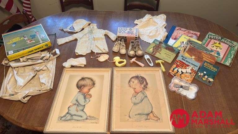 Vintage Kids Toys, Kids Shoes, Golden Books Mobile, Kids Books & More