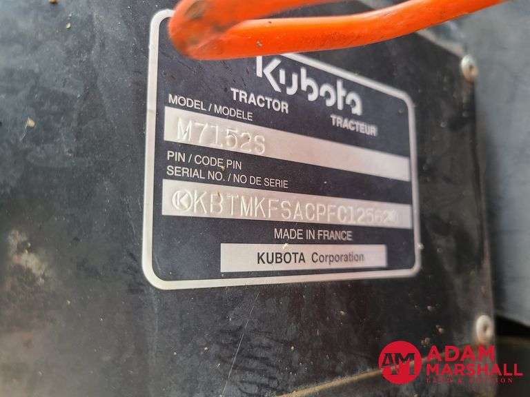 2023  Kubota  M7-152 Deluxe  MFWD Tractor w/ Loader