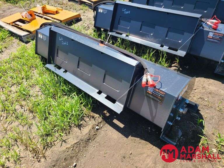 Unused Wolverine 72" Wide Tiller for Skid Steer