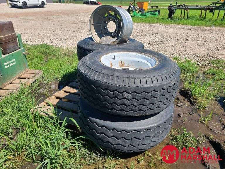 (4) Rims & Tires & (1) Rim