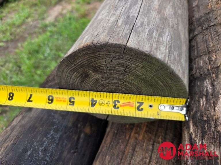 (25) Wood Post - 8FT