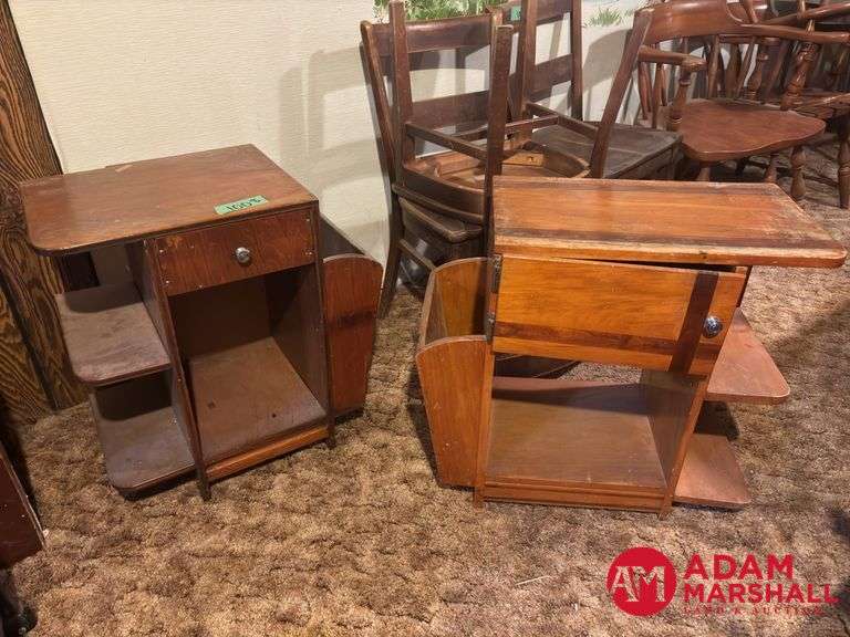 2 Vintage Magazine Tables