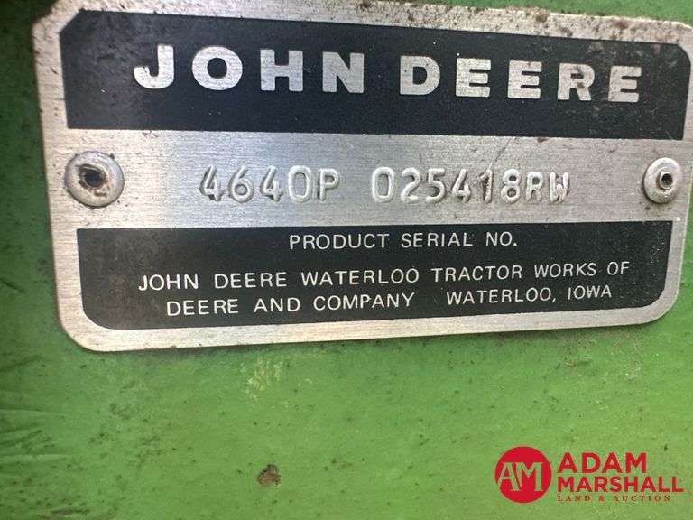 1981  John Deere  4640  Tractor