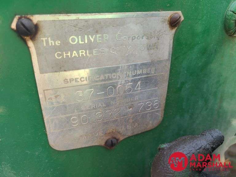 1960  Oliver  770  Tractor - Diesel