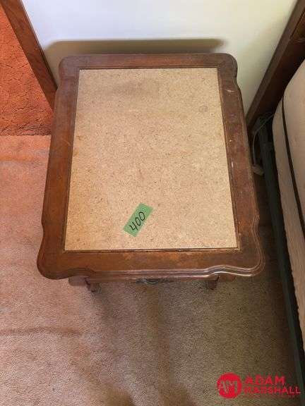 End Table with Tile Top