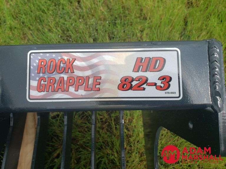 Unused 2025   Stout  HD 82-3  Rock Grapple Bucket for Skid Steer - 82"