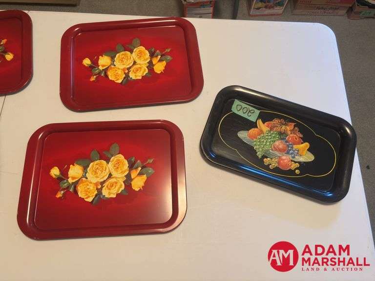 Vintage Metal Trays (7)