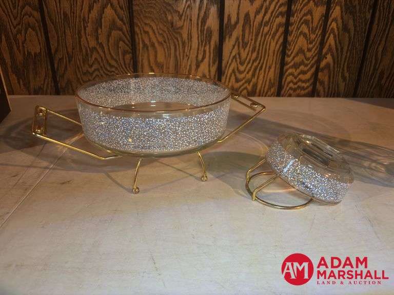 Vintage Chip and Dip and Carafe