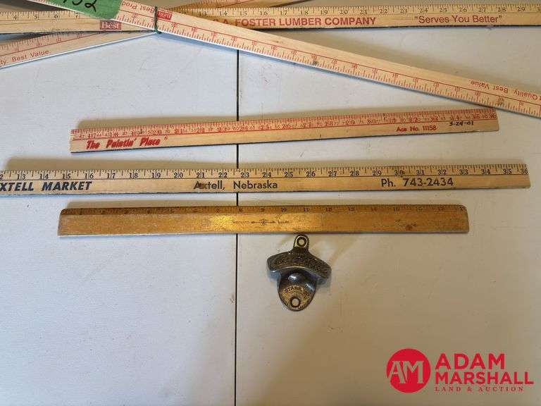 Yard Sticks & Coca-Cola Opener