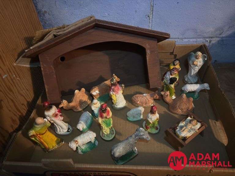 Vintage Nativity Scene