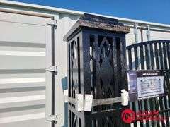 Unused 20FT Iron Gate w/ Pillars