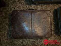 Two Hard Sided Samsonite and One Leather Suitcase