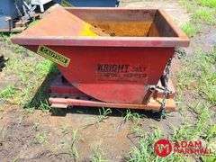 Wright  ½ Yard Self Dumping Hopper w/ Drain Valve & Casters