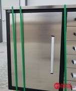 Unused Steelman Tool Box - Stainless Steel, 2 Door & 18 Drawer, 113"W x 24"D x 38"H