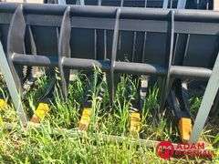 Unused 2024 Greatbear Heavy Grass Fork Grapple, 78" for Skid Steer